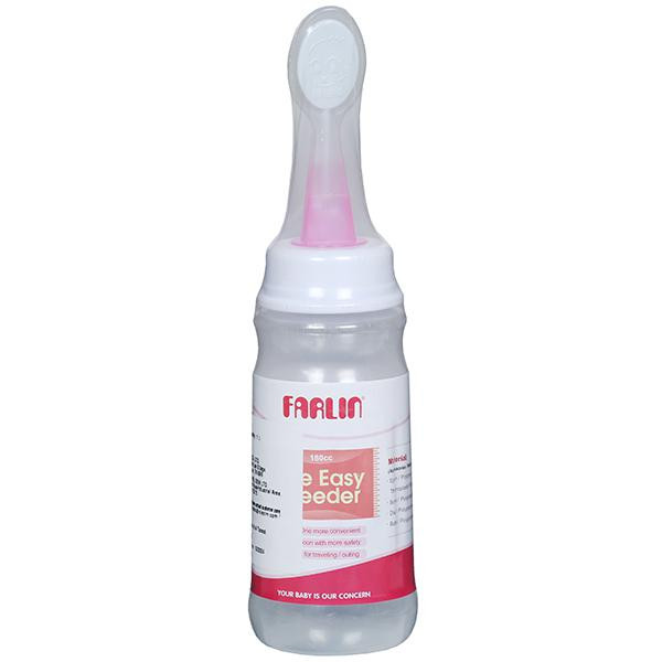 Farlin feeding outlet bottle with spoon