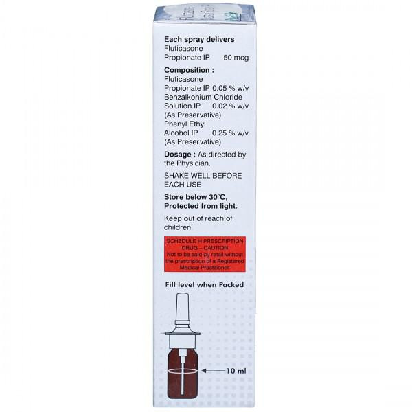 Flutiwell nasal outlet spray