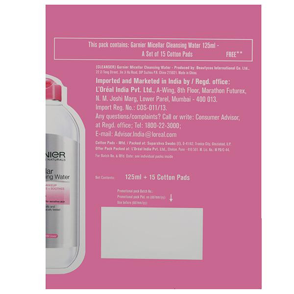 Garnier micellar cleansing water ingredients deals