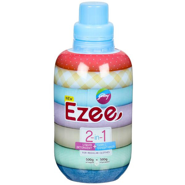 Godrej Ezee 2 in 1 Liquid Detergent Fabric Conditioner 500 g 471 ml