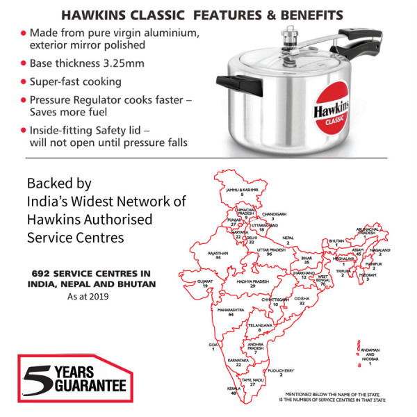 Hawkins classic pressure 2025 cooker 2 litre price
