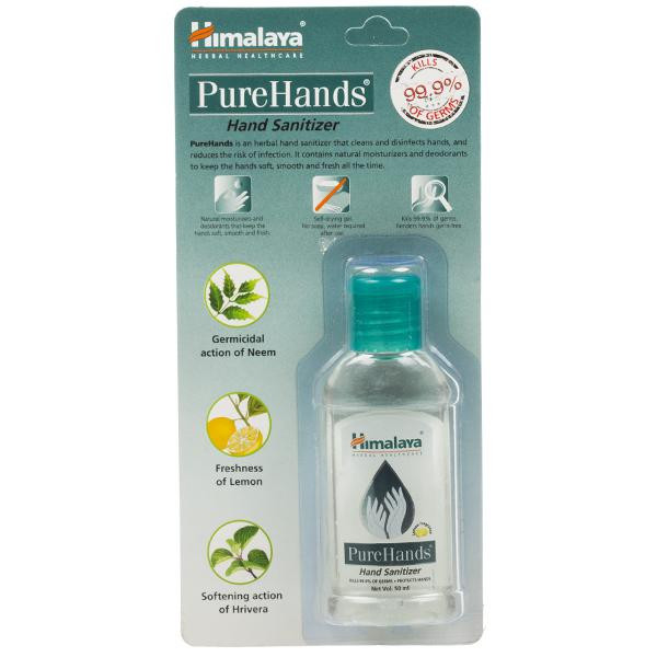 Buy Himalaya Pure Hands Hand Sanitizer 50 ml Online Flipkart Health