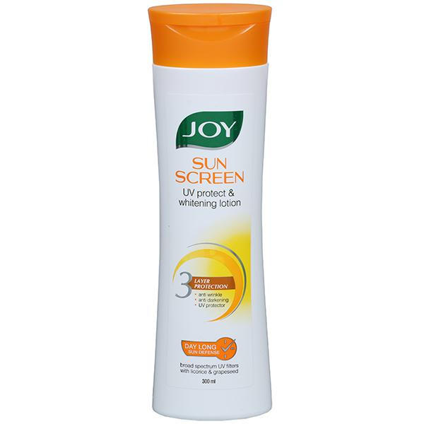 Joy Sun Screen 3 Layer Protection UV Protect Whitening Lotion 300 ml