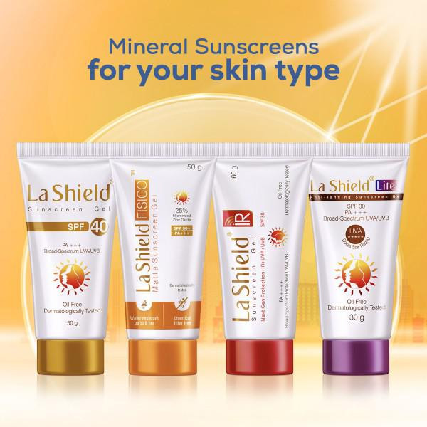 Buy La Shield Spf 40 Pa Sunscreen Gel 50 g Online Flipkart Health
