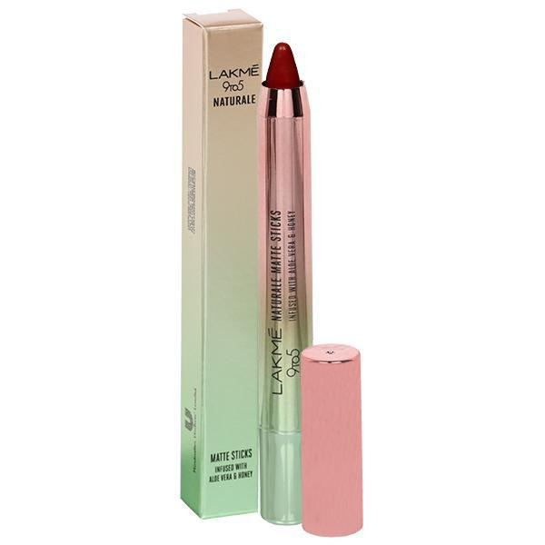 Buy Lakme 9 To 5 Naturale Matte Lipstick Shade R2 Ruby Space 2.2 g