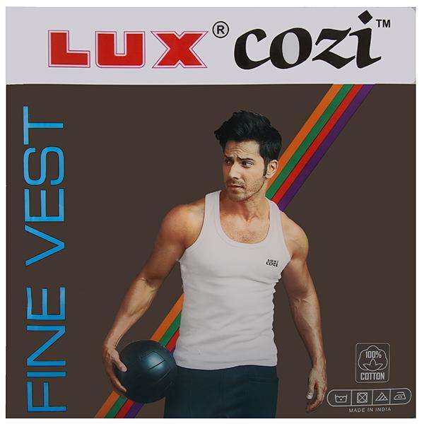 Buy Lux Cozi Cotton Fine RN Vest White S 80 cm Online