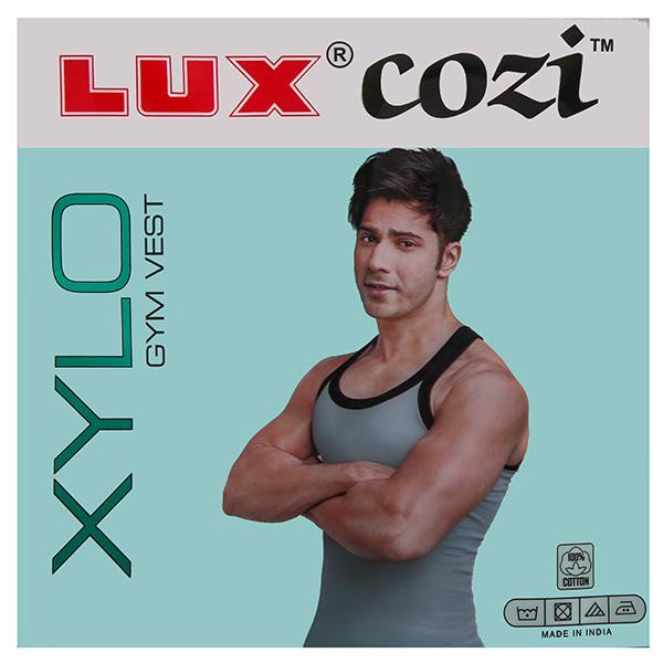 Lux Cozi Cotton Xylo Gym RN Vest Red XL 95 cm
