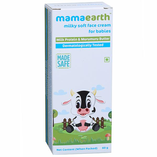 Mamaearth milky soft face cream for babies top