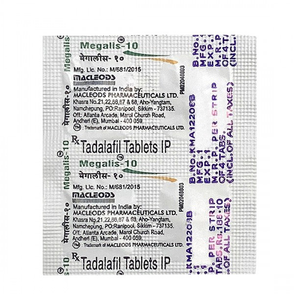Megalis tab top