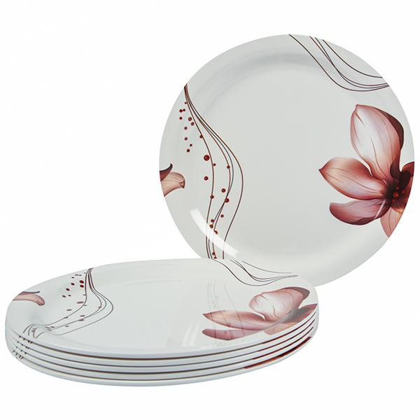 Buy Milton Melamine Lissome Dinner Plate Set Crystal Pack Of 6