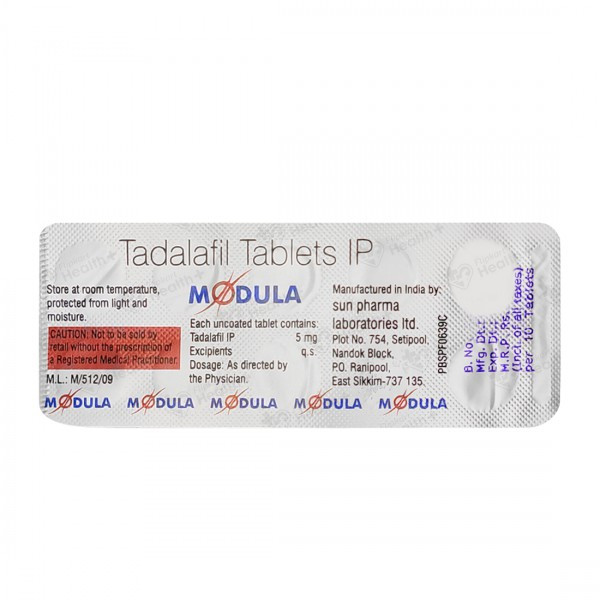 Modula discount 5 mg