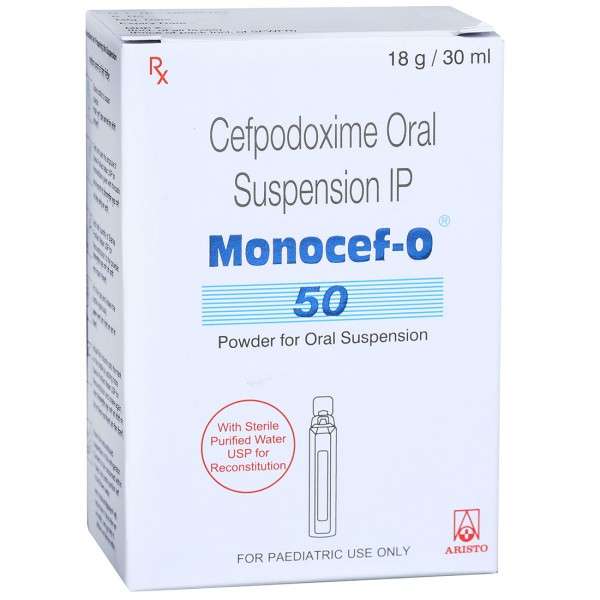 Buy Monocef O 50 mg Syrup 30 ml Online | Flipkart Health+
