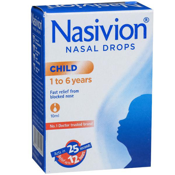 Buy Nasivion Child 1 to 6 Years Nasal Drop 10 ml Online