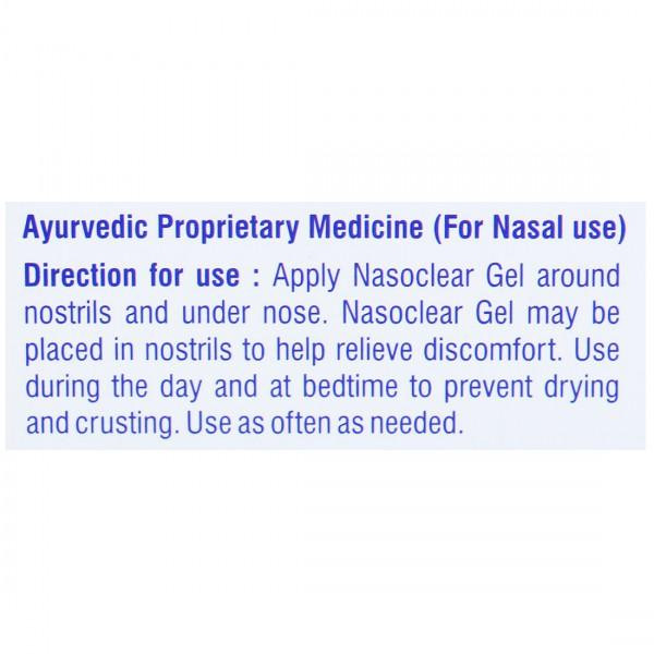 Nasoclear gel outlet
