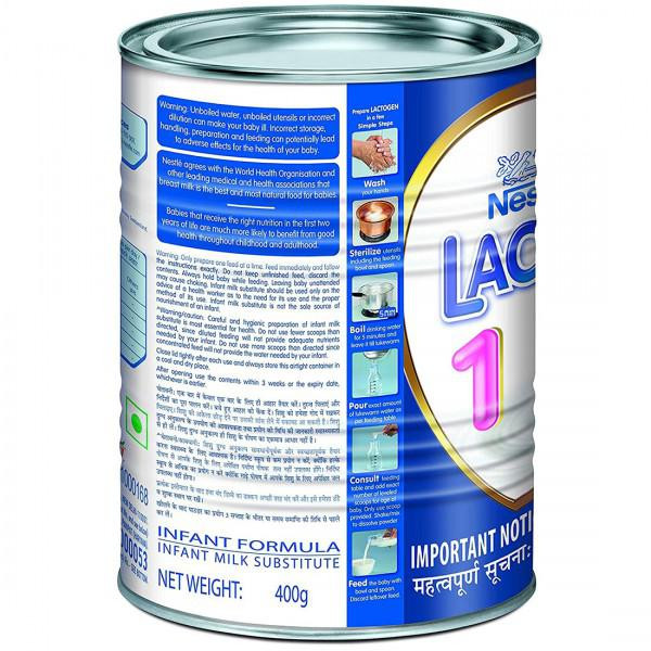Buy Nestle Lactogen 1 Infant Formula Powder Tin 400 g Online