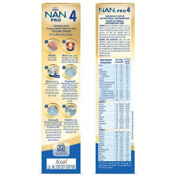 Buy Nestle Nan Pro 4 Follow Up Formula Powder Refill After 18