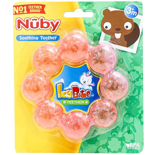 Buy Nuby IcyBite Pink Soothing Teether 3m 454 Online Flipkart