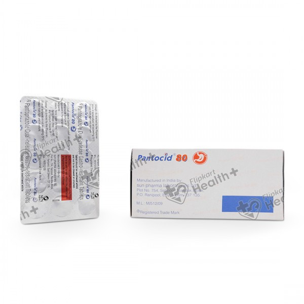 Buy Pantocid 80 mg Tablet 15 Tab Online Flipkart Health