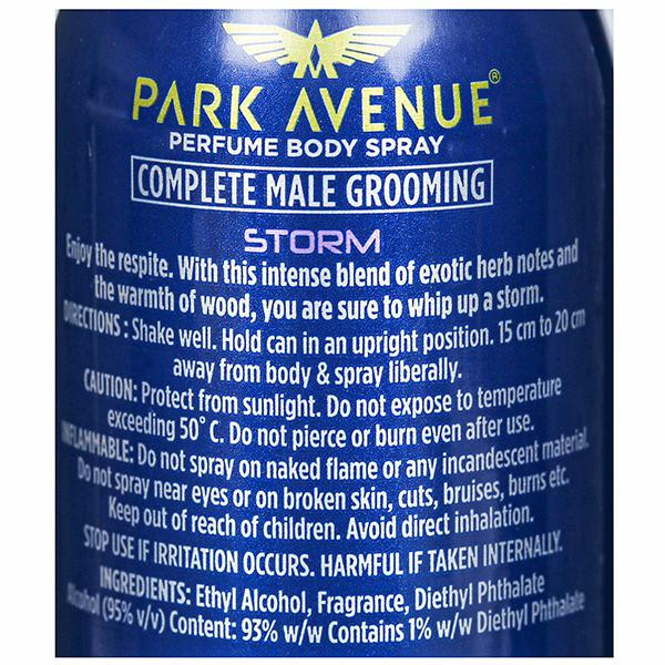 Park avenue perfume storm best sale