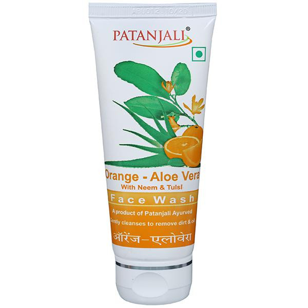 Patanjali aloevera face wash hot sale
