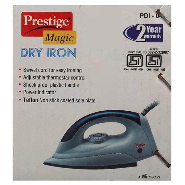 Prestige magic store dry iron price