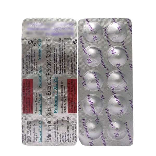Prolomet Xl 25 MG Tablet XL - Uses, Dosage, Side Effects, Price,  Composition