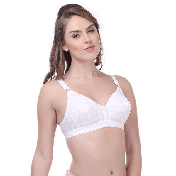 Buy Rupa Softline Butterfly 1027 WBS Cotton Chiken C-Cup Bra White