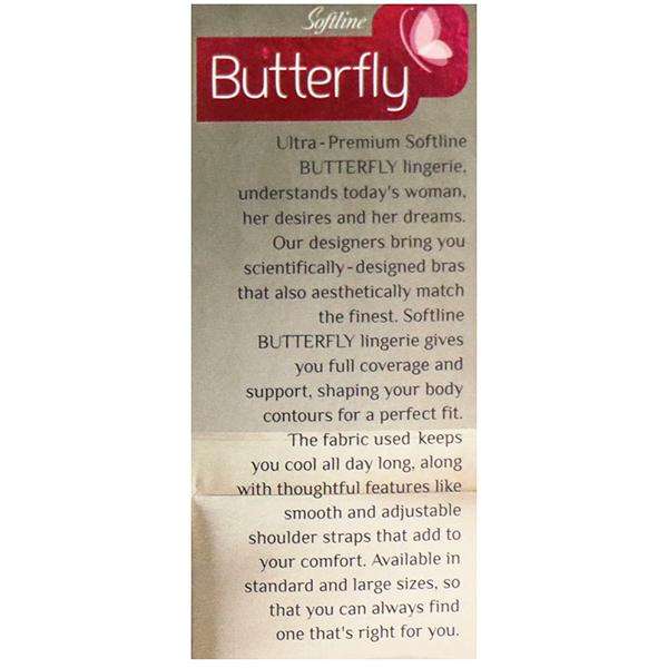 Softline Butterfly by Rupa Ultra Premium Full Coverage Black Bra (Size : 36B  / 90cm) Women Full Coverage Lightly Padded Bra - Buy Softline Butterfly by  Rupa Ultra Premium Full Coverage Black