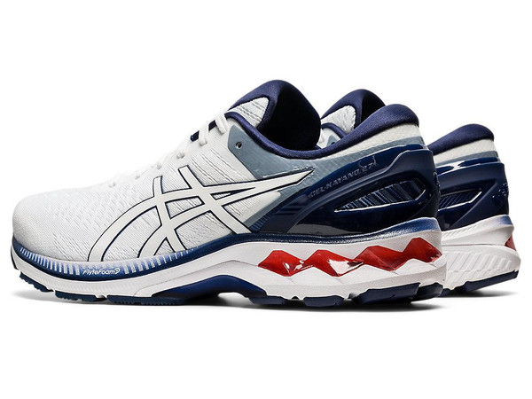 Asics gel kayano mens white sales