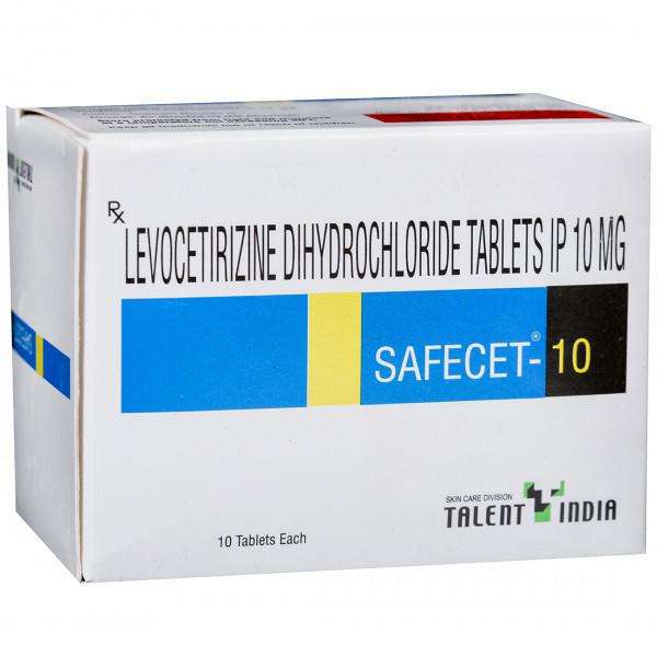 Buy Safecet 10 mg Tablet (10 Tab) Online | Flipkart Health+