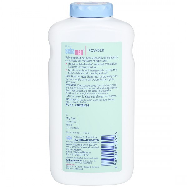 Sebamed baby powder store honeysuckle