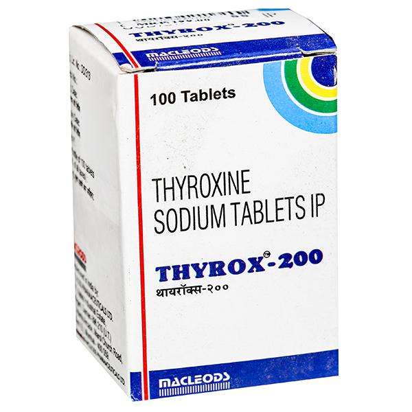 Buy Thyrox 200 mcg Tablet (100 Tab) Online | Flipkart Health+