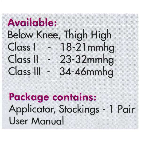 Buy Tynor Medical Compression Stocking Knee High Class 2 (Pair), Beige, XL,  1 Pair Online at Best Prices in India - JioMart.