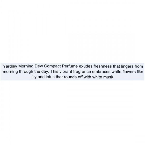 Yardley london morning sales dew compact perfume