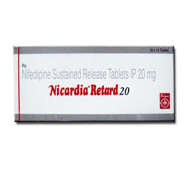 Buy Nicardia Retard 20 mg Tablet 10 Tab Online Flipkart Health