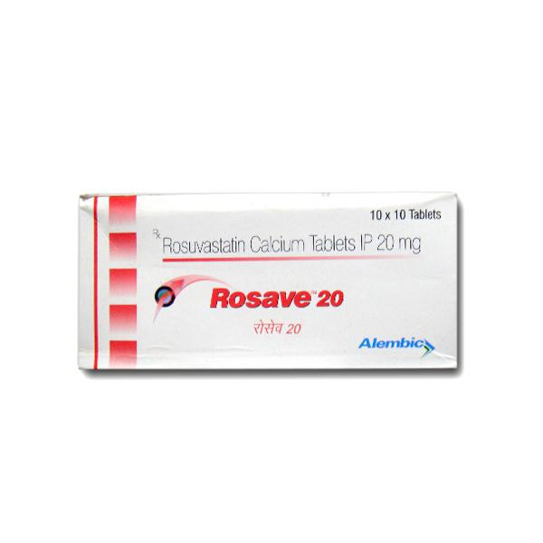 Buy Rosave 20 mg Tablet 10 Tab Online Flipkart Health