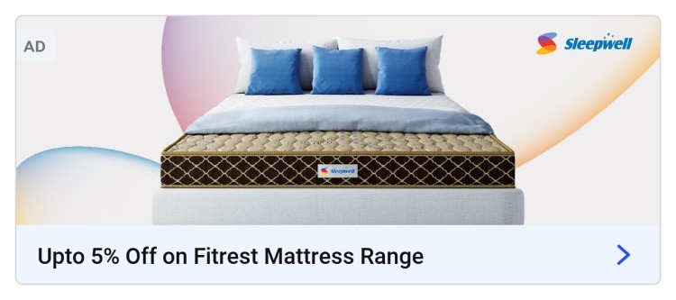 Foldable mattress outlet flipkart