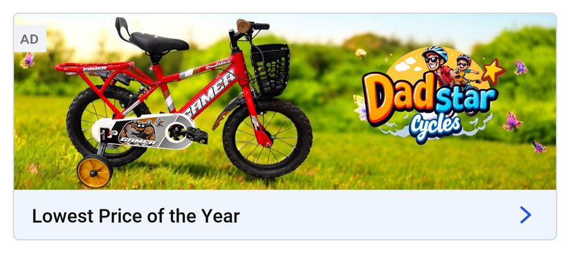 flipkart by cycle