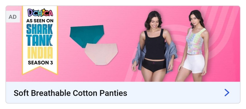 Flipkart deals undergarments ladies