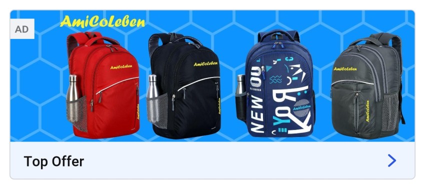 School bag cheap online flipkart