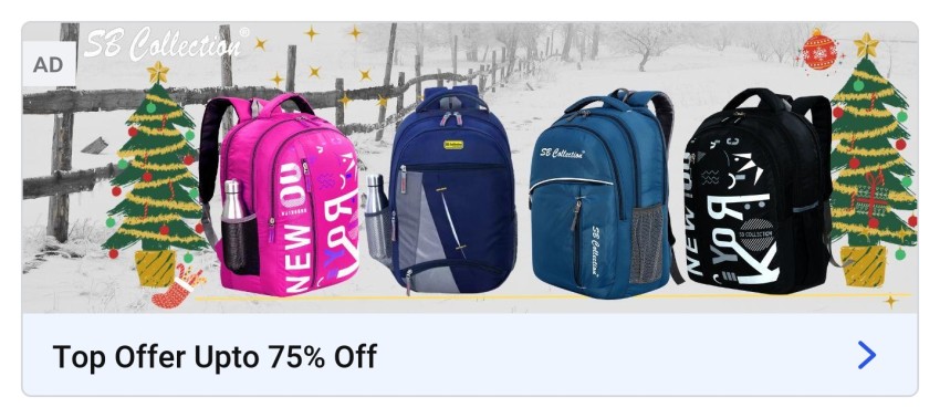 Offer on cheap backpacks online