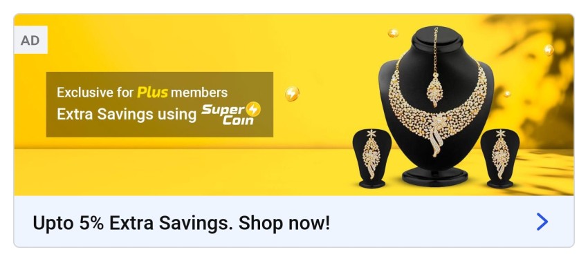 Flipkart offers today store special offer jewellery