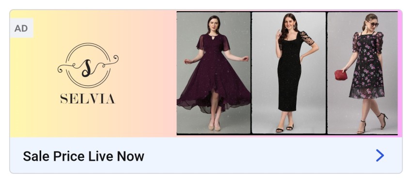 Designer dresses on on sale flipkart