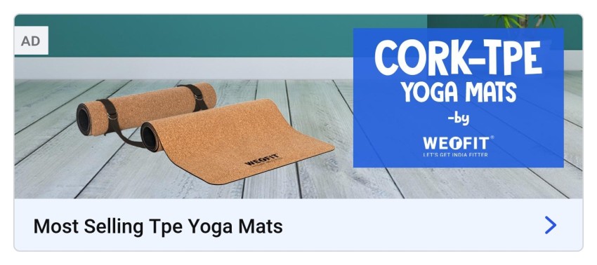 B YOGA Everyday Mat for Men & Women | 4mm (1/8-inch) Non-slip Workout Mat |  Eco-friendly Exercise Mat | Perfect for Pilates, Yoga & Floor Exercises 