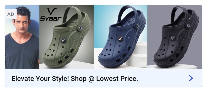 Crocs shops shoes flipkart