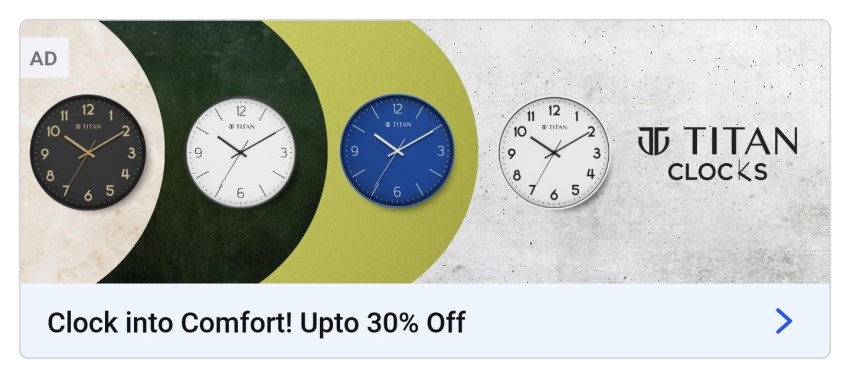 Wall Clocks Online in India Flipkart 10 Oct 24