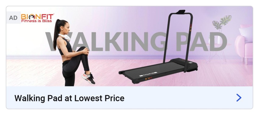 Running machine price discount flipkart