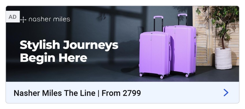 Travel Bags - Upto 50% to 80% OFF on Luggage Trolley, Trolley Bags