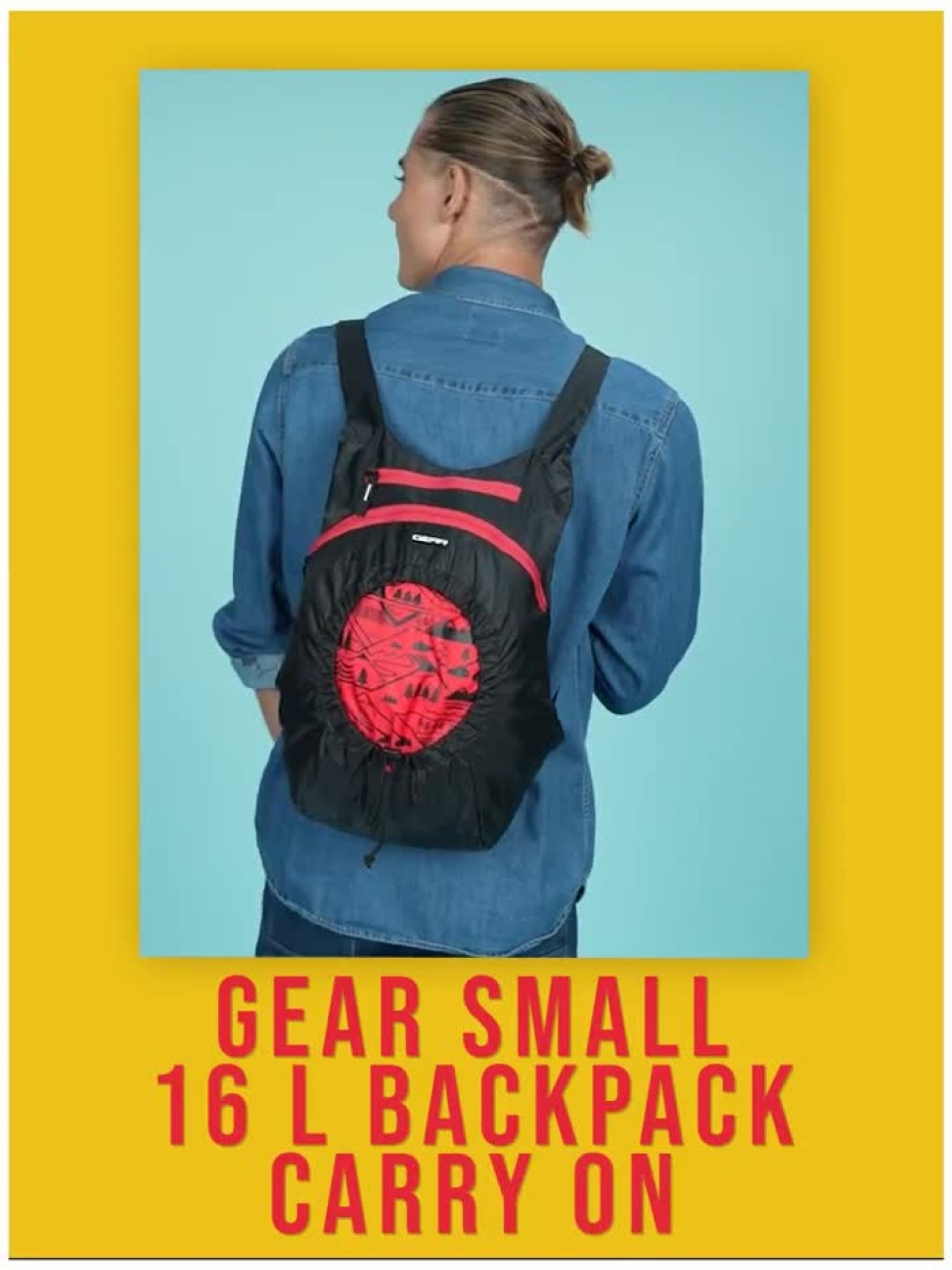 Gear Carry On 16 L Backpack BLACK ORANGE Price in India Flipkart