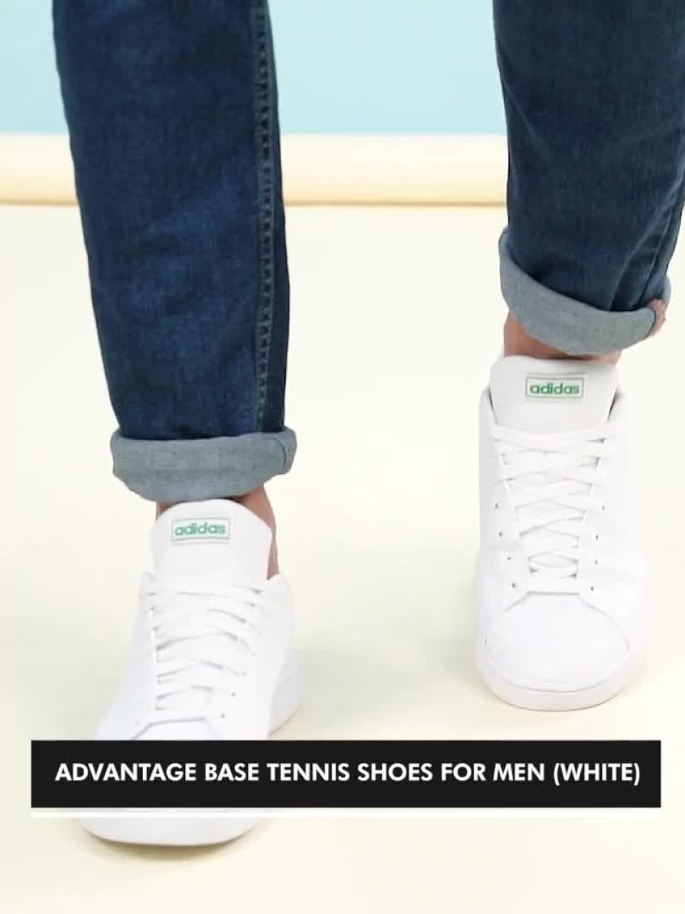 Cloudfoam advantage clean shoes men's white best sale